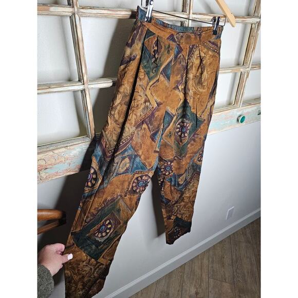 Vintage Synari Abstract Pants Ladies size Medium - Picture 3 of 8